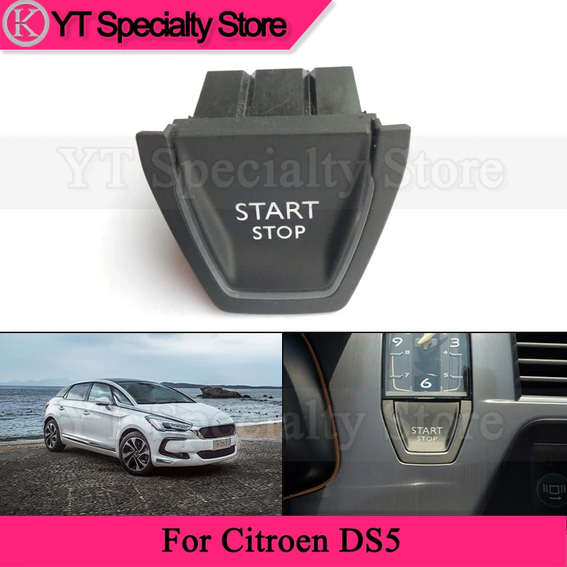 Kamshing One Button Start Switch For Citroen DS5 Lgnition Switch Start Button 98008409ZD