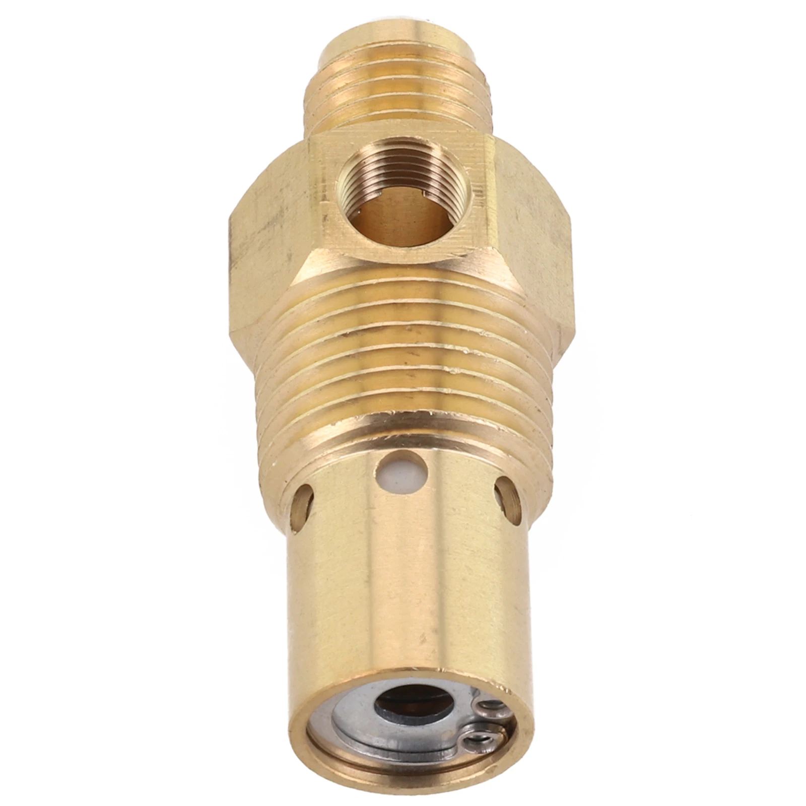 19*1.5MM 3 4-16 Brass Check Valve Pressure Relief Valve Compact Size Overpressure Protection Automatic Shut Down