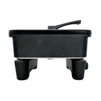 Adjustable Temperature Electric Grill Pan Detachable Nonstick Aluminum Alloy Mechanical Control Roasting Smokeless BBQ Griddle