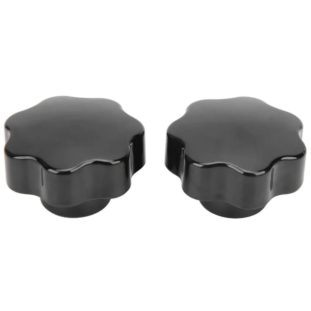 2pcs Versatile Industrial Clamping Knob Durable Practical Star Hand Knob Female Thread Knob For Mechanical Equipment