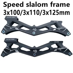 Mcgala Speed Skate Frame, Slalom Frame, 3x100, 3x110, 3x125mm, 165-195mm