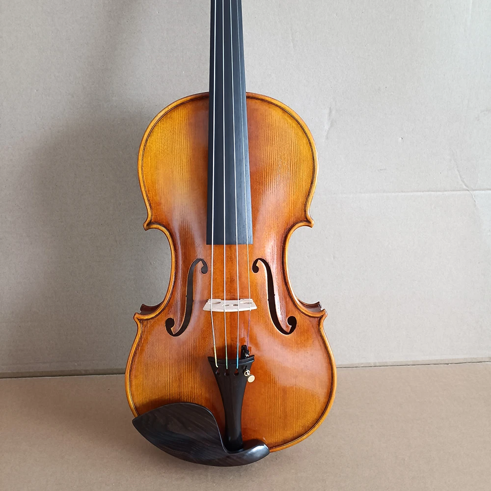 Strong tone Guarneri model Handmade Violin 4/4 Italian retro Oil varnish Maple Violin professional Musical Instruments with case