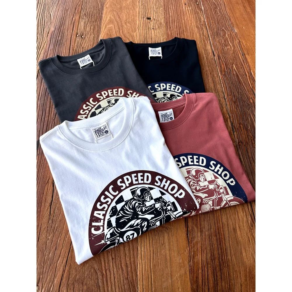 

100% Cotton Retro Aged Print Autumn Men's Long Sleeve Pure Cotton T-shirt Fashion Casual T-shirt