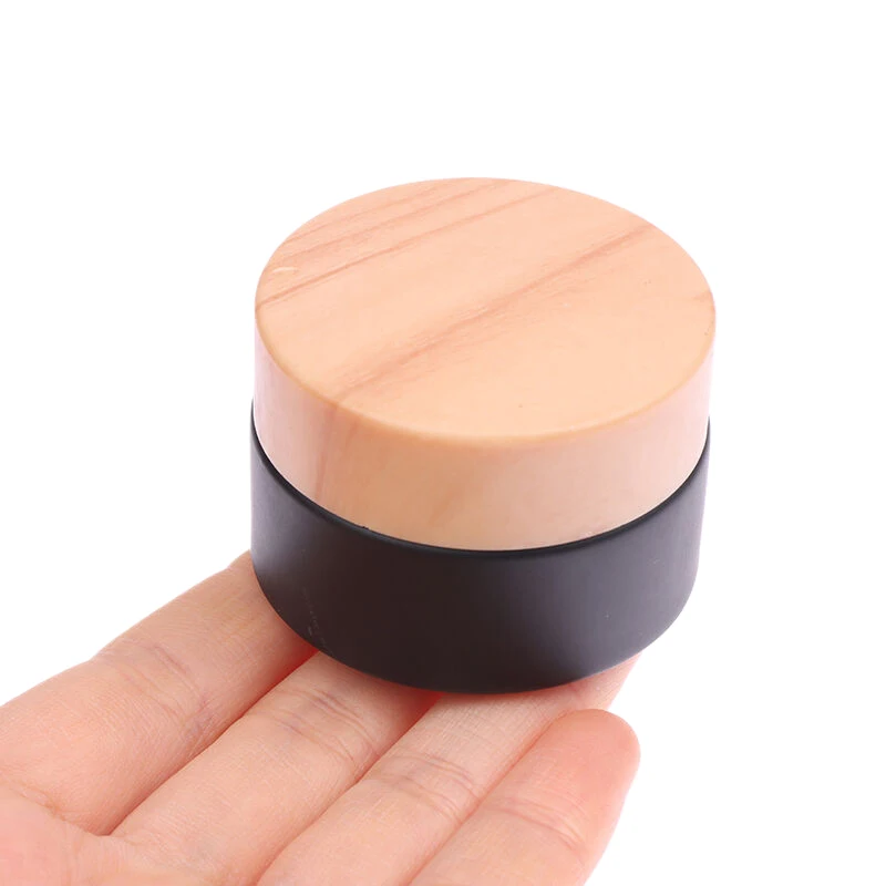 برطمانات فارغة برطمان كريم زجاجي مصنفر ، حاوية مستحضرات تجميل بغطاء ، زجاجة زجاجية ، حاوية مكياج ، سفر ، 5-من من إنتاج g