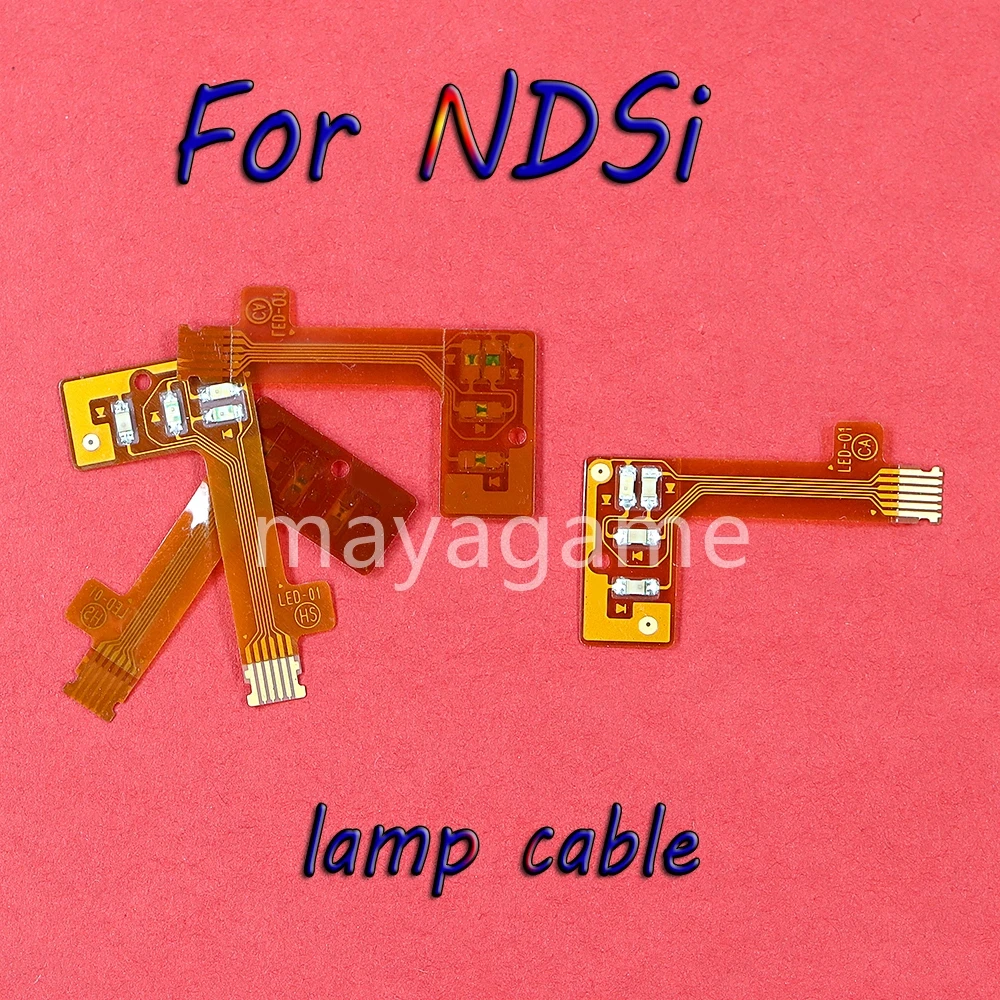 Lámpara de alimentación Original, cinta LED de encendido/apagado, Cable flexible de repuesto para accesorios de consola de juegos Nintendo DSi NDSI, 1 ud.