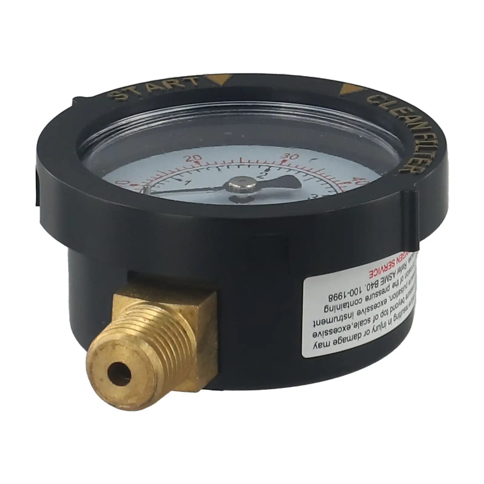 Dependable Waterproof Pool Filter Pressure Gauge from to Sixty Psi Designed Specifically for Spas and Water Applications