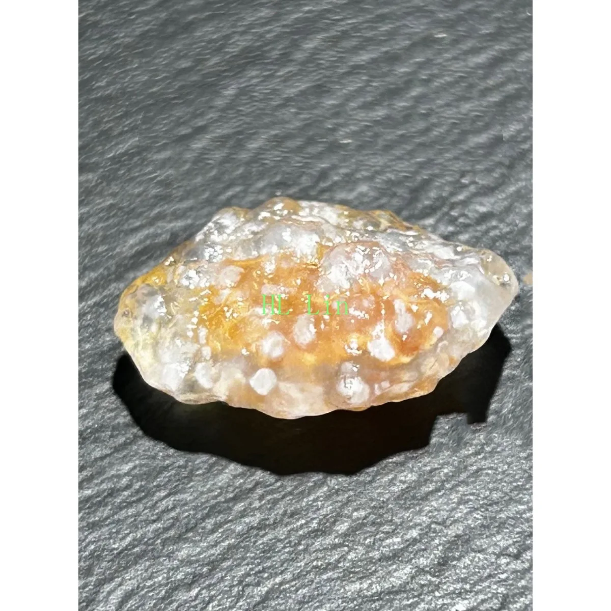 Natural Texture Candy Agate in Glass Vial, 10-15mm Natural Unpolished, Craft Stone, Jewelry Making Collection.Candy Agate