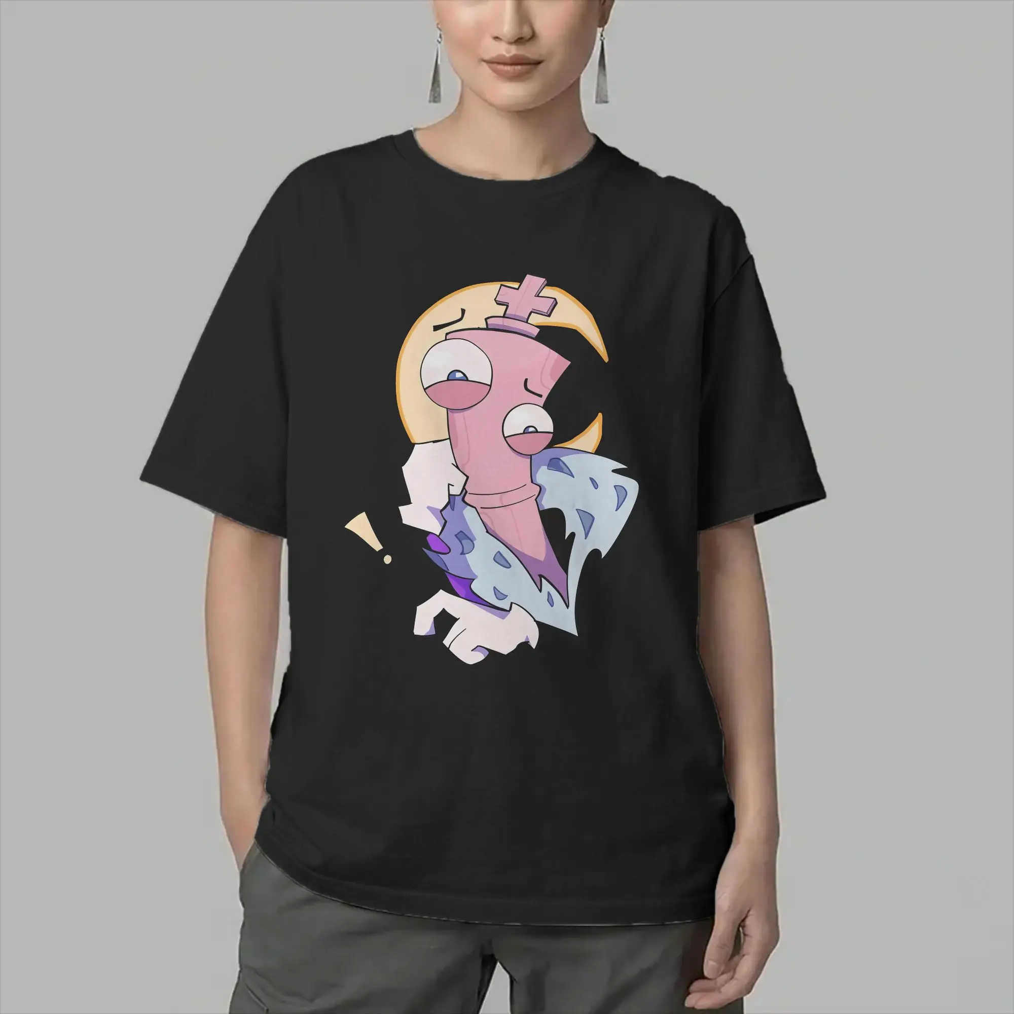 Cartoon Digitals Circus Gangle T Shirt Men's  100% Cotton Humorous T-Shirts Crew Neck  Tees Short Sleeve Clothes Plus Size