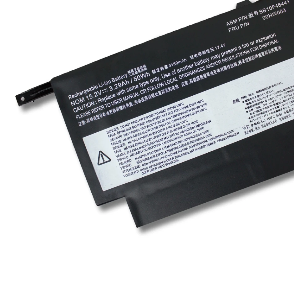 Batería para portátil 00HW003 00HW002 SB10F46440 SB10F46441 45N1701 45N1702 45N1703 para ThinkPad X1 Carbon Gen 3 Ultrabook serie 2015