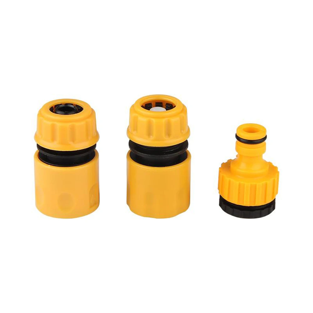 3Pack Garden Water Hose Pipe Tap Connector Conection Fitting Adaptor Tab Connectors Watering Equipment Replacement