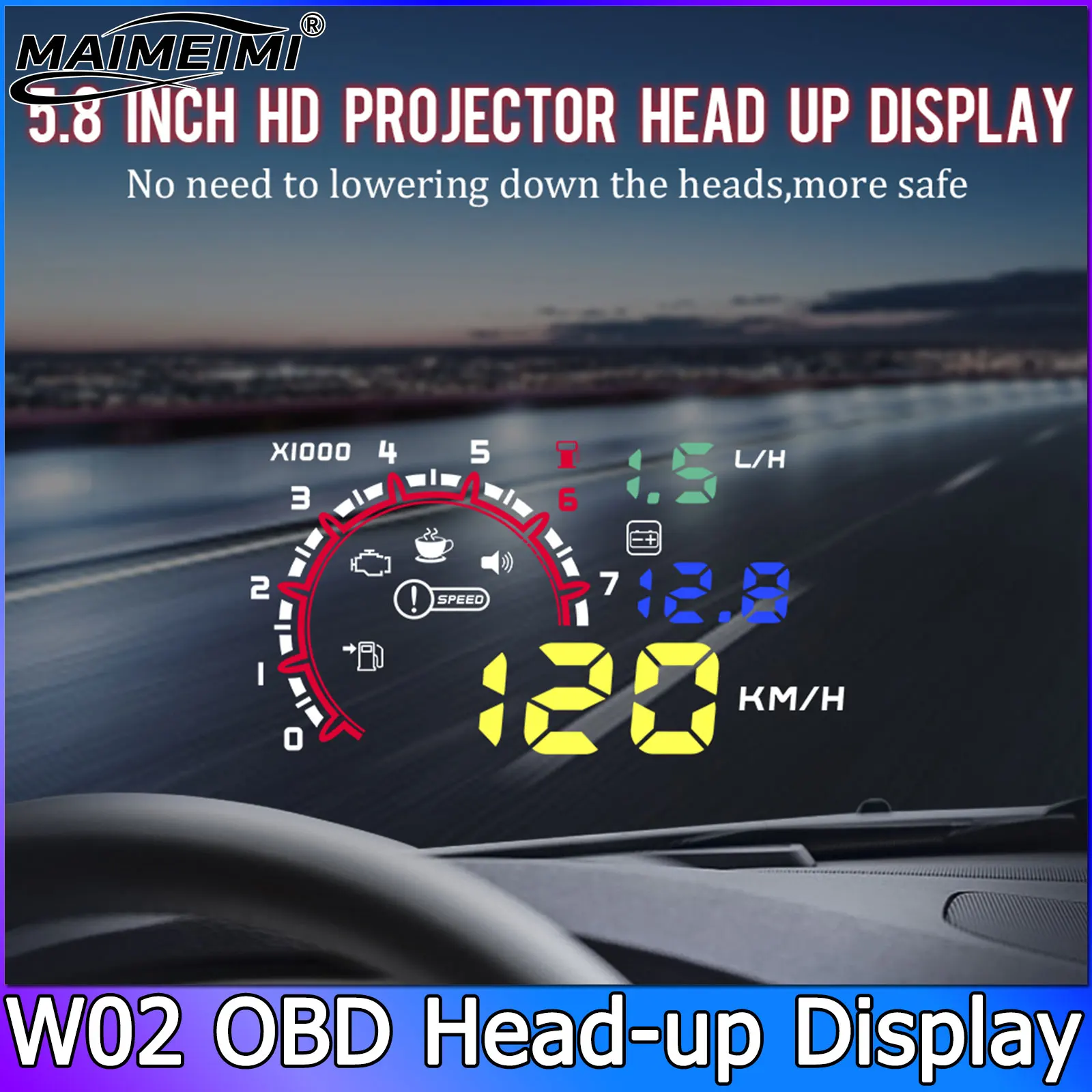 W02 Obd Hud Head Up…