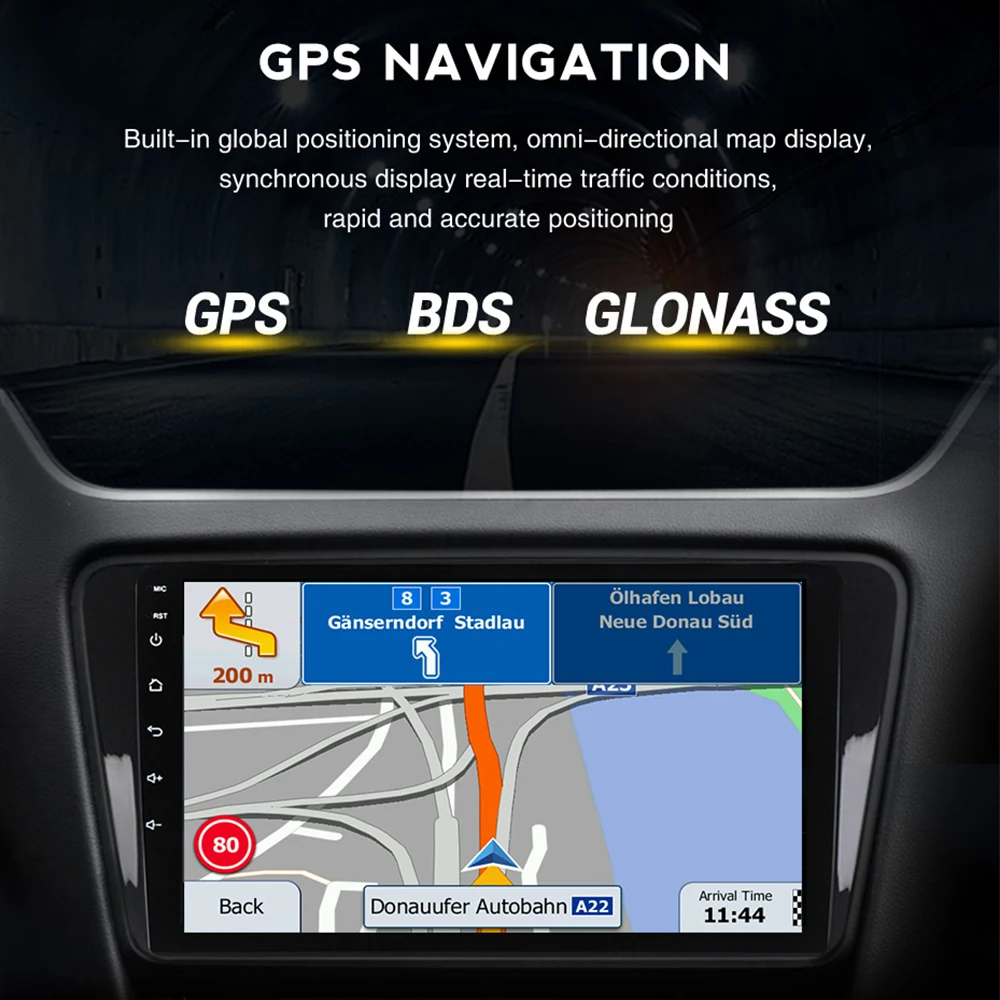 Автомагнитола carplay DSP 7 дюймов, 2 + 32 ГБ, gps, Bluetooth