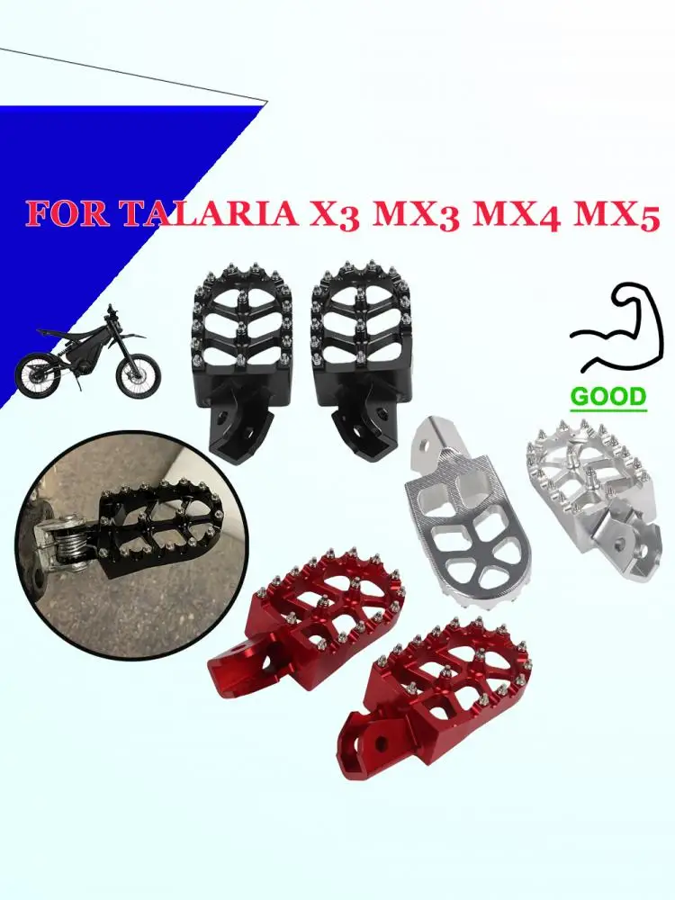 AliExpress S2R Motorcycle Accessories Footrest Foot Pegs Foot Rests Foot Pedals Footpegs Electric Bike Parts For Talaria X3 MX3 MX4 MX5 MX