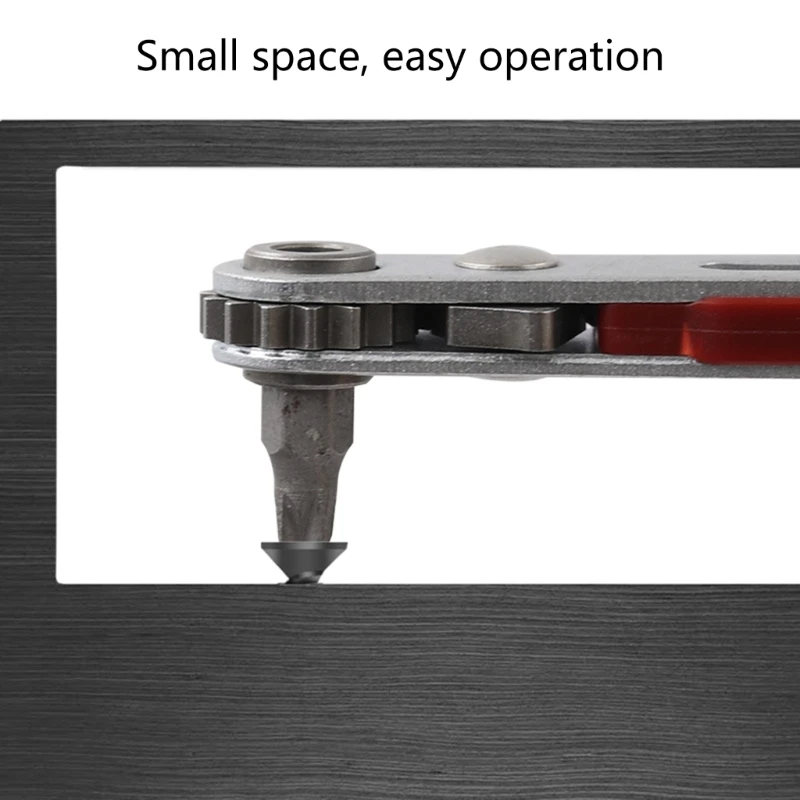 Mini strumento a cricchetto portatile Chiave a cricchetto Cacciavite a cricchetto compatto Soluzione versatile Durevole per aree