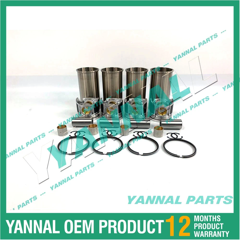 

4JC1 Cylinder Liner Kit For Isuzu Excavator Engine