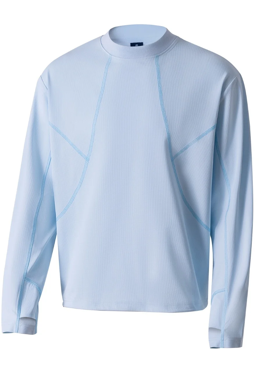 

Мужская футболка с длинным рукавом для активного отдыха, дышащая, влагоотводящая, эластичная, повседневная, базовый слой, из полиэфирного волокна, свободный крой, круглый вырез...