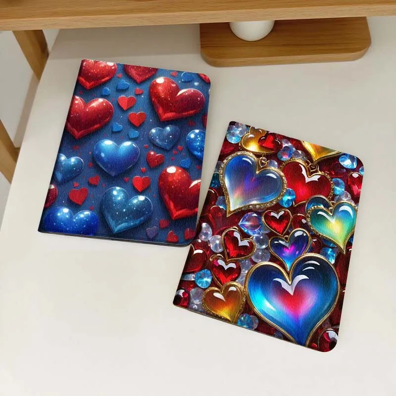 

Colorful Heart Illustration Art Tablet Case For Samsung Galaxy Tab S6 S8 S9 S10 Lite FE 10.4 11 Inch 2022 2024
