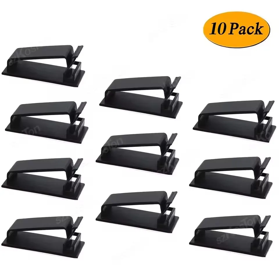Zelfklevende kabelorganizer Kabelklemclips Houder Klembeheer Auto USB-datakabel Decoratieve snoeroproller Manager