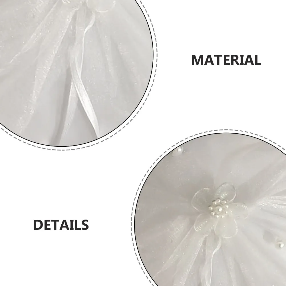 Lace Wedding Ring Pillow Beautiful Bridal Ribbon Decor Wedding Ring Bearer Cushion Ivory Elegant Compact Design