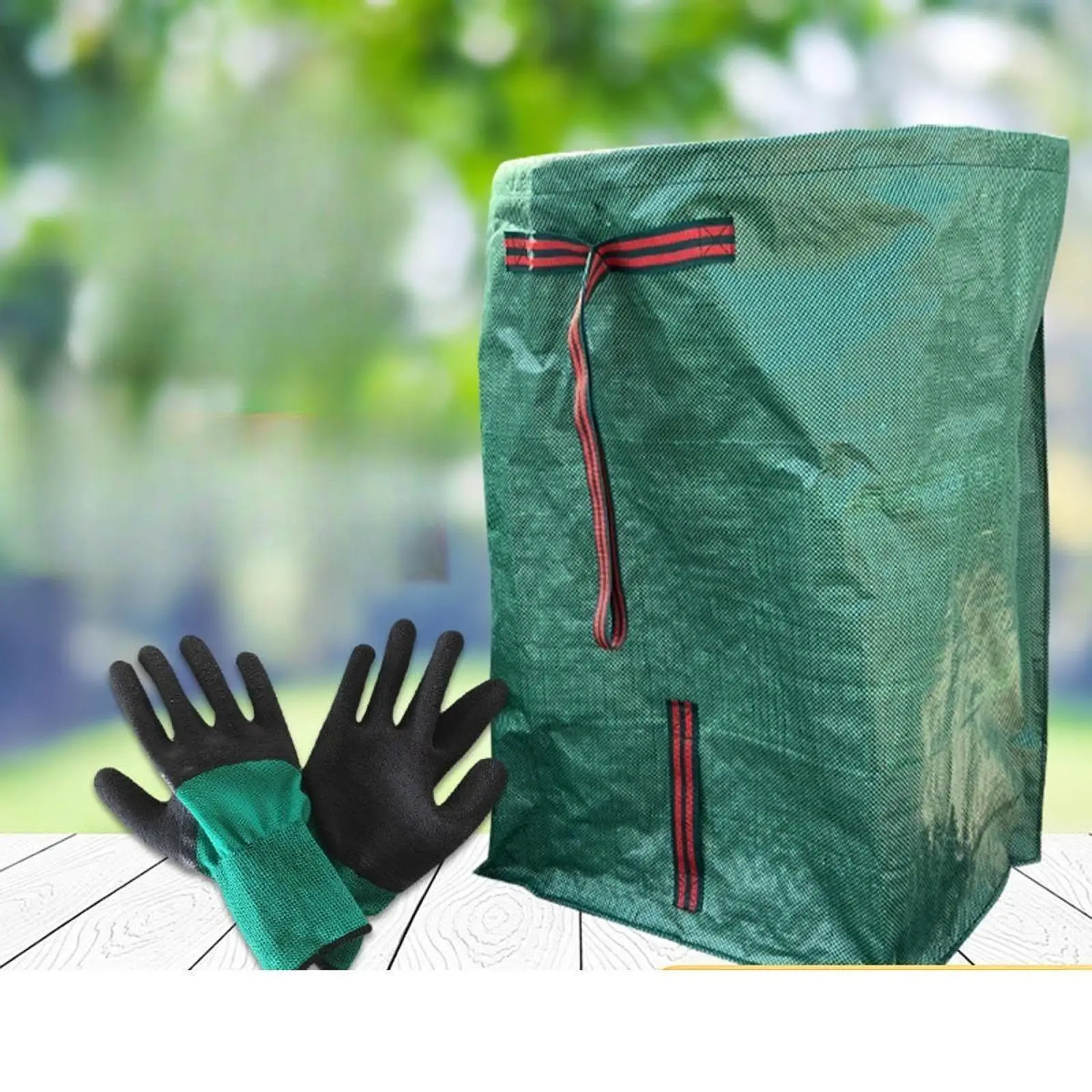 Leaf Bag Garden Bag Leaf Collector Dustpan Type Garden Bag Pool Collecting Leaves Large Leaves Lawn Trash Garden Leaf Waste Bag