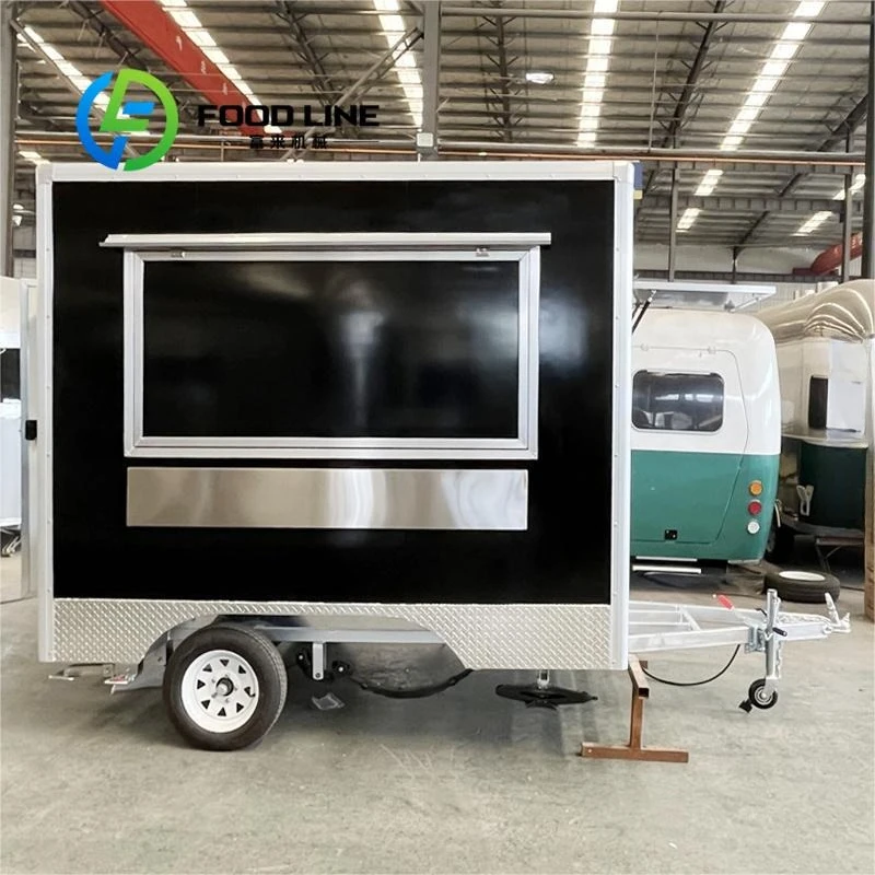 Customized Popular Coffee Food Truck Dessert Food Sales Cart Camping Multi-functional Snack Ice Cream Trailer for Sale