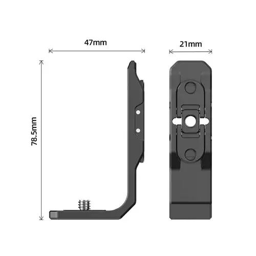 Imagen 2 del producto Adaptador de montaje magnético para Insta360X5/4, soporte de disparo Horizontal y Vertical para accesorios de cámaras deportivas Insta X5 en forma de L