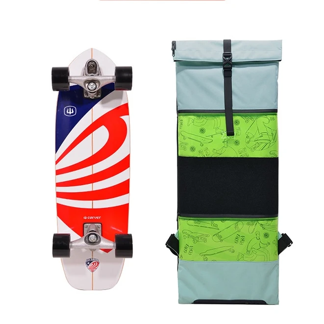 SURF SKATE BAG New Style Folding Skateboard Bag Universal Portable Longboard Surfboard Multifunctional Storage