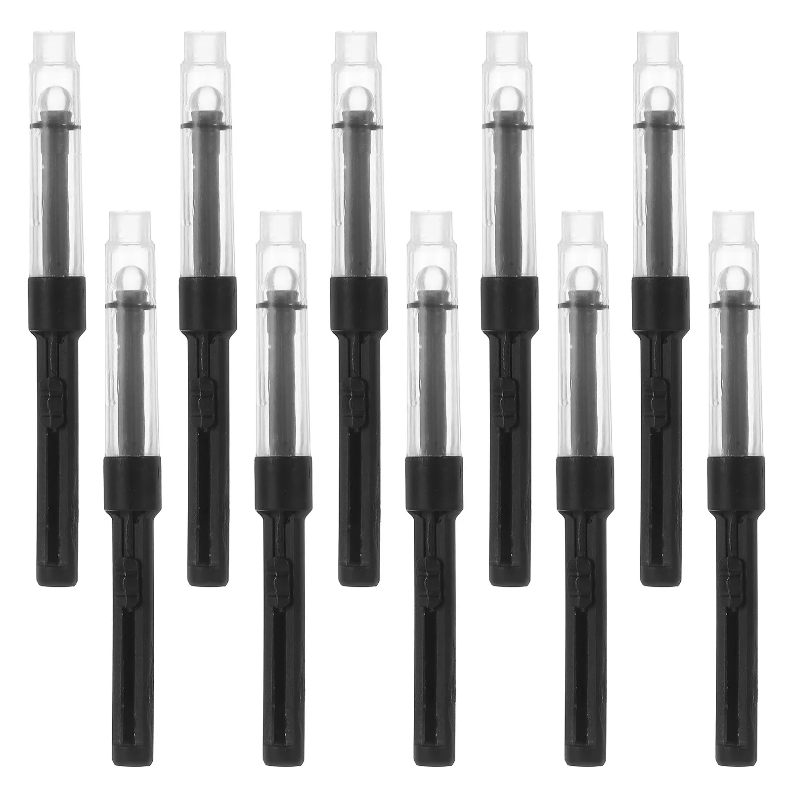 

50Pcs Twist Mechanism Fountain Pen Converter Universal Refillable Ink Filler for Bottled Ink Smooth Writing Plunger Converter