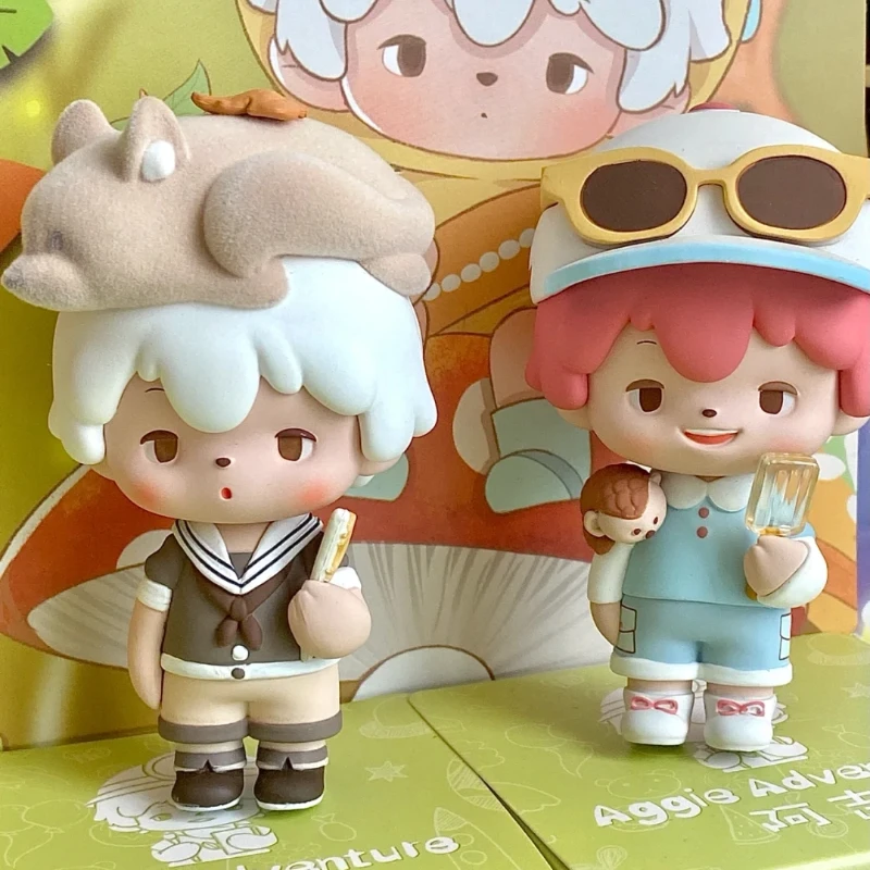 

Милые Aggie Brother, национальный парк, приключенческие путешествия, серия, слепая коробка, бирки, модные игрушки, украшения для рабочего стола, микро-вкупы