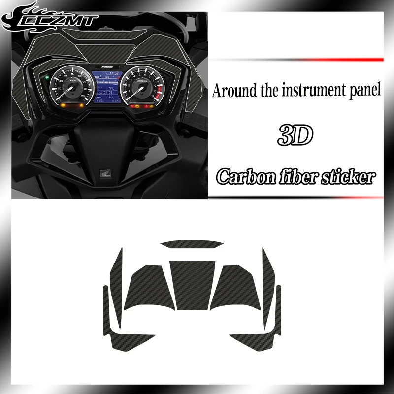 For HONDA FORZA350 Forza 350 2023 3D carbon fiber protective sticker Body film Waterproof and scratch resistant modified