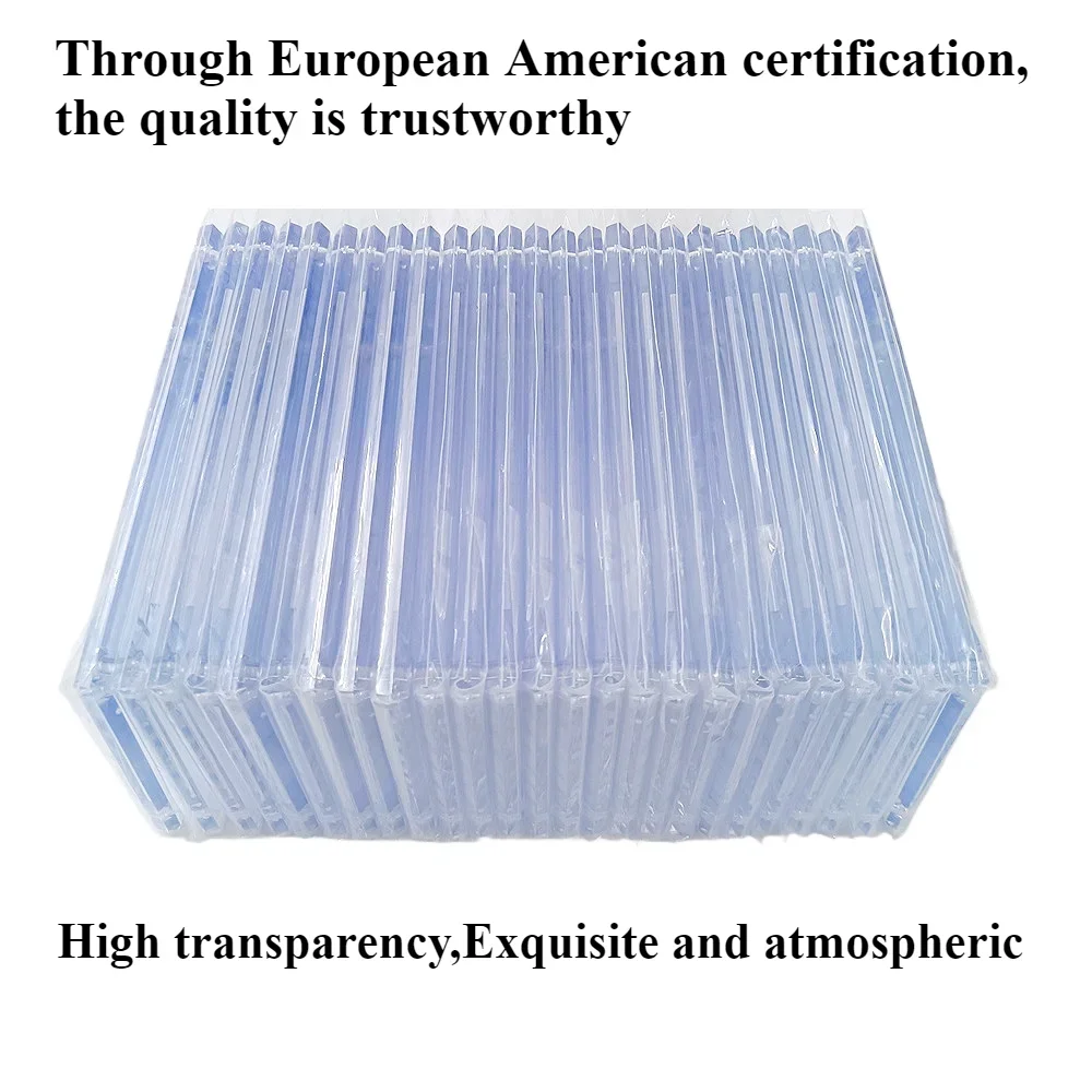 حامل بطاقة أكريليك برغي حامي بطاقة التداول 35 PT واقيات شفافة لتخزين بطاقات الألعاب الرياضية البيسبول والعرض