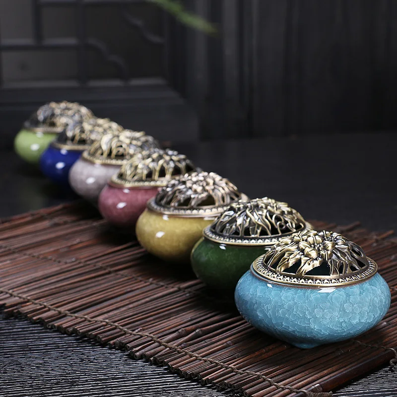 

Pan incense burner home incense burner room creative home bathroom living room
