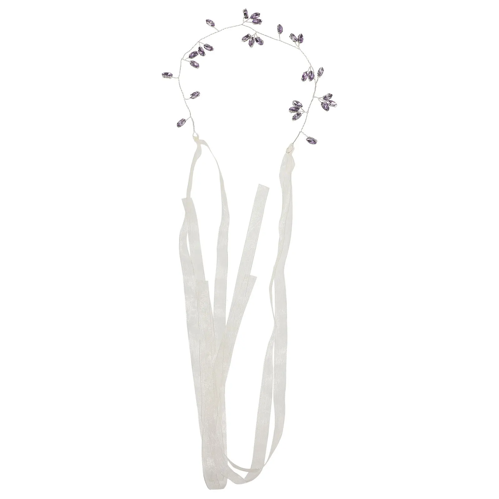 

Волосы со стразами, лоза для невесты, свадебные аксессуары, лавандовые, фиолетовые аксессуары для волос, женские украшения в виде головы богини, модные массивные украшения