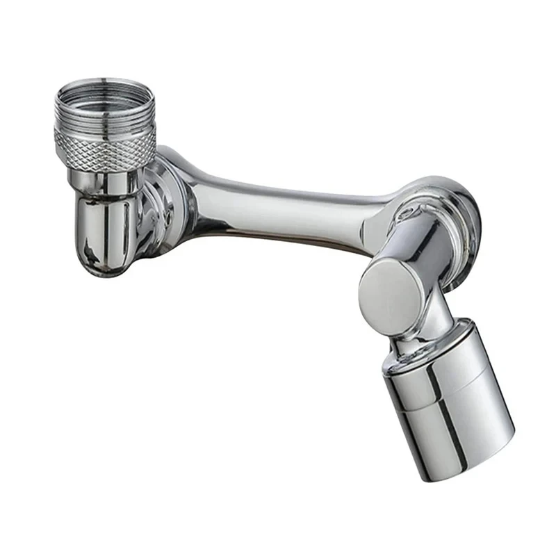 Aerador de torneira rotativa multifuncional Braço robótico giratório Filtro de água Torneira Bubbler, Sink Fit, 1080 graus