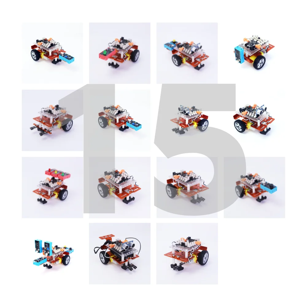 After School Program DIY ESP32 Programmable Science Engineering Toys Stem Educational Robotics Starter Kit Sensor Modules