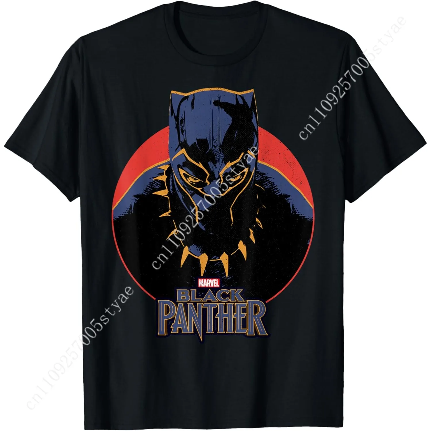 

Marvel Black Panther Movie Retro Circle Portrait T-Shirt T-Shirt