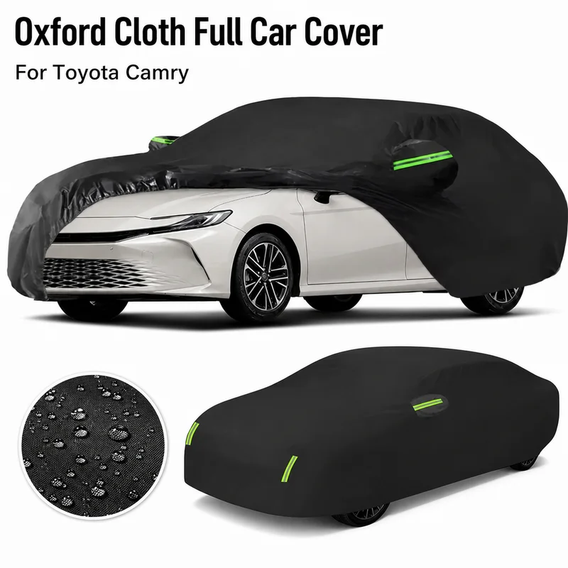 For Toyota Camry Oxford Cloth Full Car Cover Outdoor Waterproof Dustproof Anti UV Sun Snow Protection Exterior Accessories