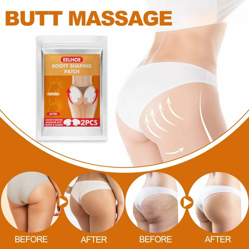 Butt Lifting e Shaping Patches, Hidratante, Firming, Pele, Fortalecer rapidamente, Hip Up, Massagem, Nádegas, Adesivos, Pad Produto