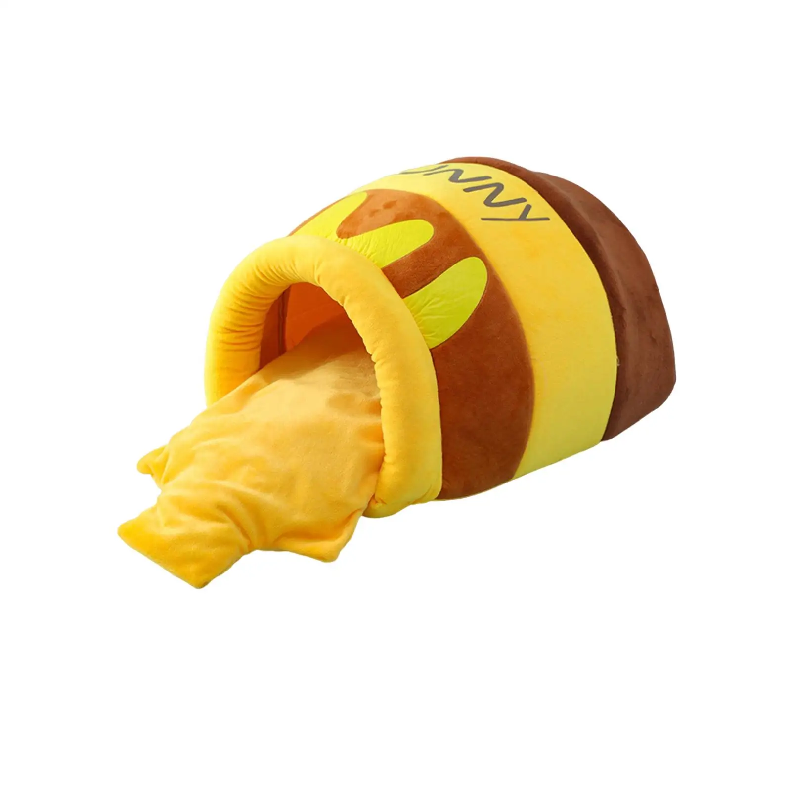 

Медовый горшок, кровать для кошек, котенок, пещера, утолщенная подушка, мягкий плюшевый питомник