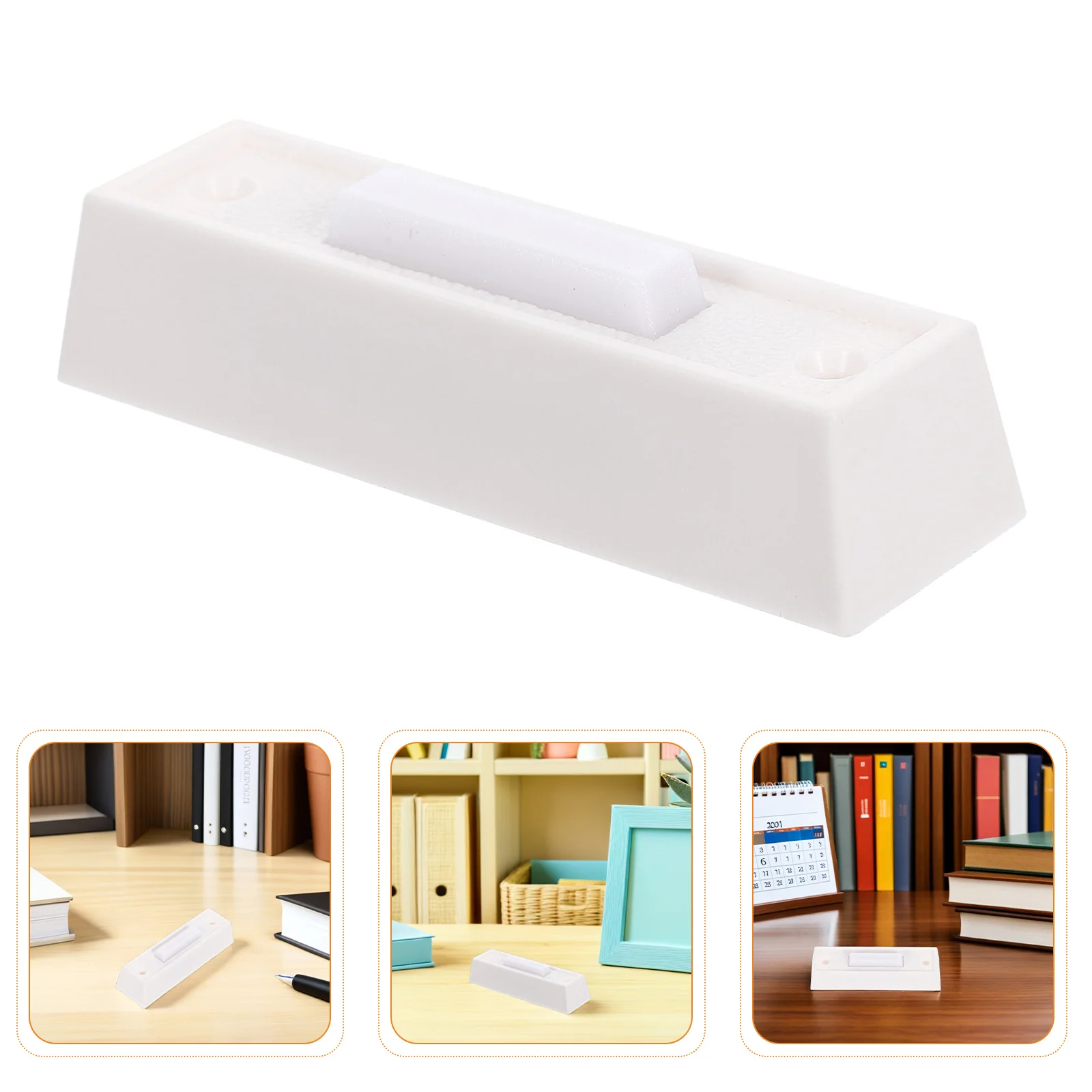 

2Pcs Decorative Door Push Button Retro Style for Doorbell Entry Switch Wall Plate Installation Doorbell Button