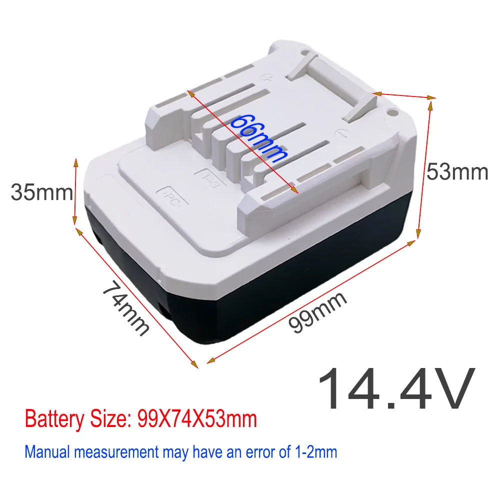 

For Makita Mak BL1415G BL1413G BL1460G DC18WA UH480D UH520D UM165D UR140D Power Tool 14.4V 3000mAh Li-Ion Battery