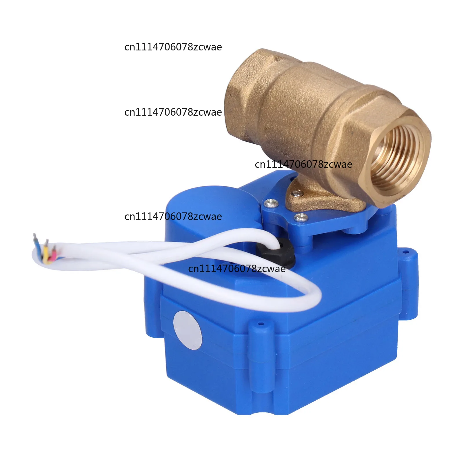 ZOCI-FOR DC9‑24V Motorized Ball Valve DN15 Brass Mini Electric Hydraulic Pipe Fittings with Indication