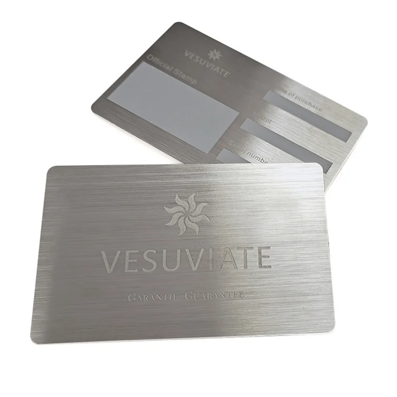 custom.Professional Customization Stainless Steel Business Card High Quality Metal Membership Card
