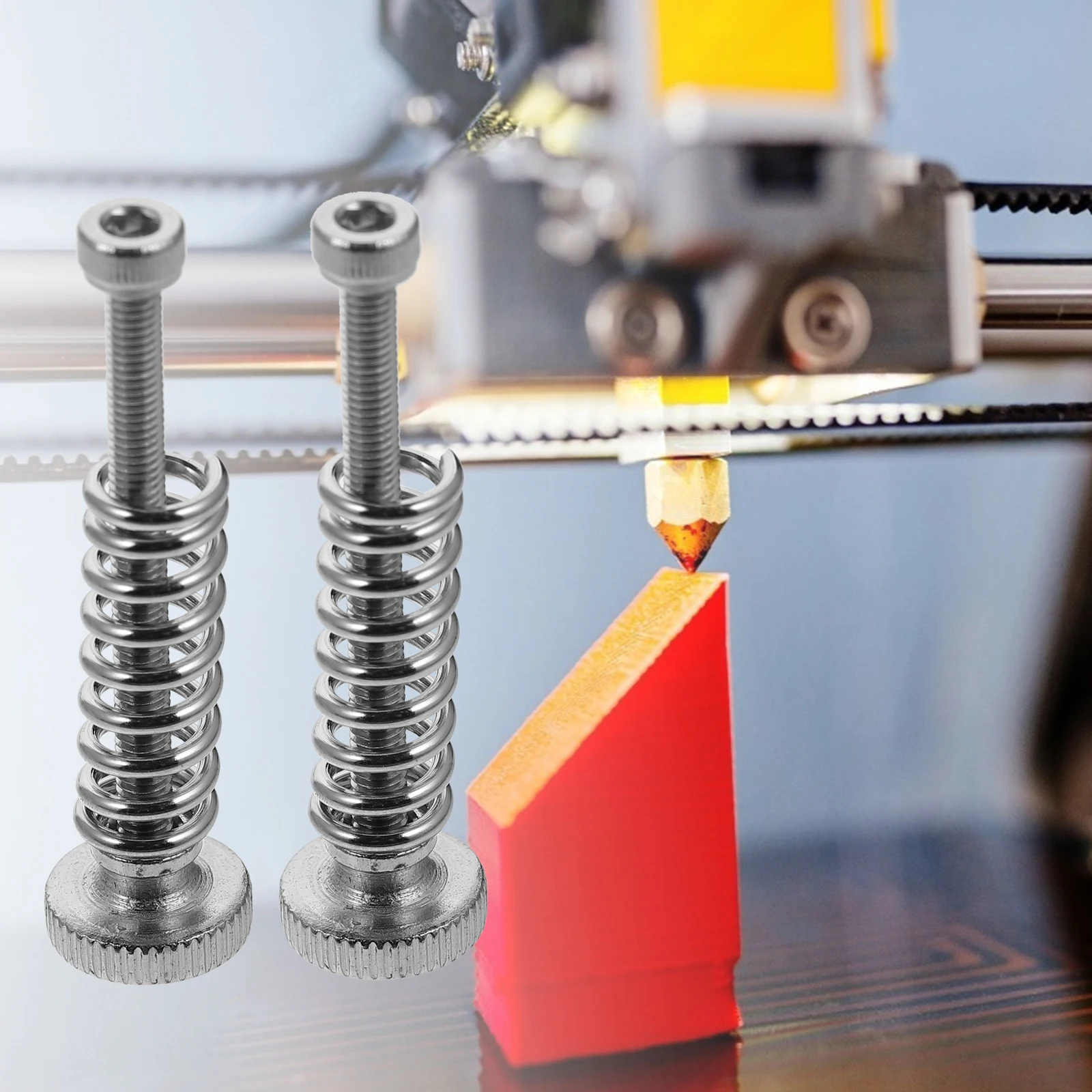 

10pcs Hot Bed Leveling Component Kit Upgraded Large Size Easy Install Lightweight Sturdy 3D Printer Platform Accessory Leveling