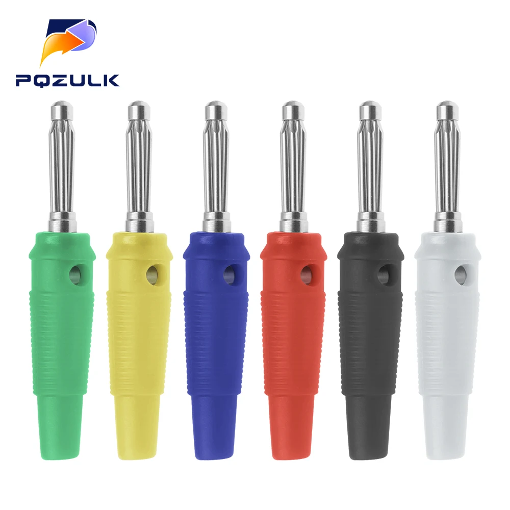 4MM Banana Plug Audio Speaker Connectors Amplifier Speaker Binding Post 4mm Banana Jack Plug For Cable Terminals