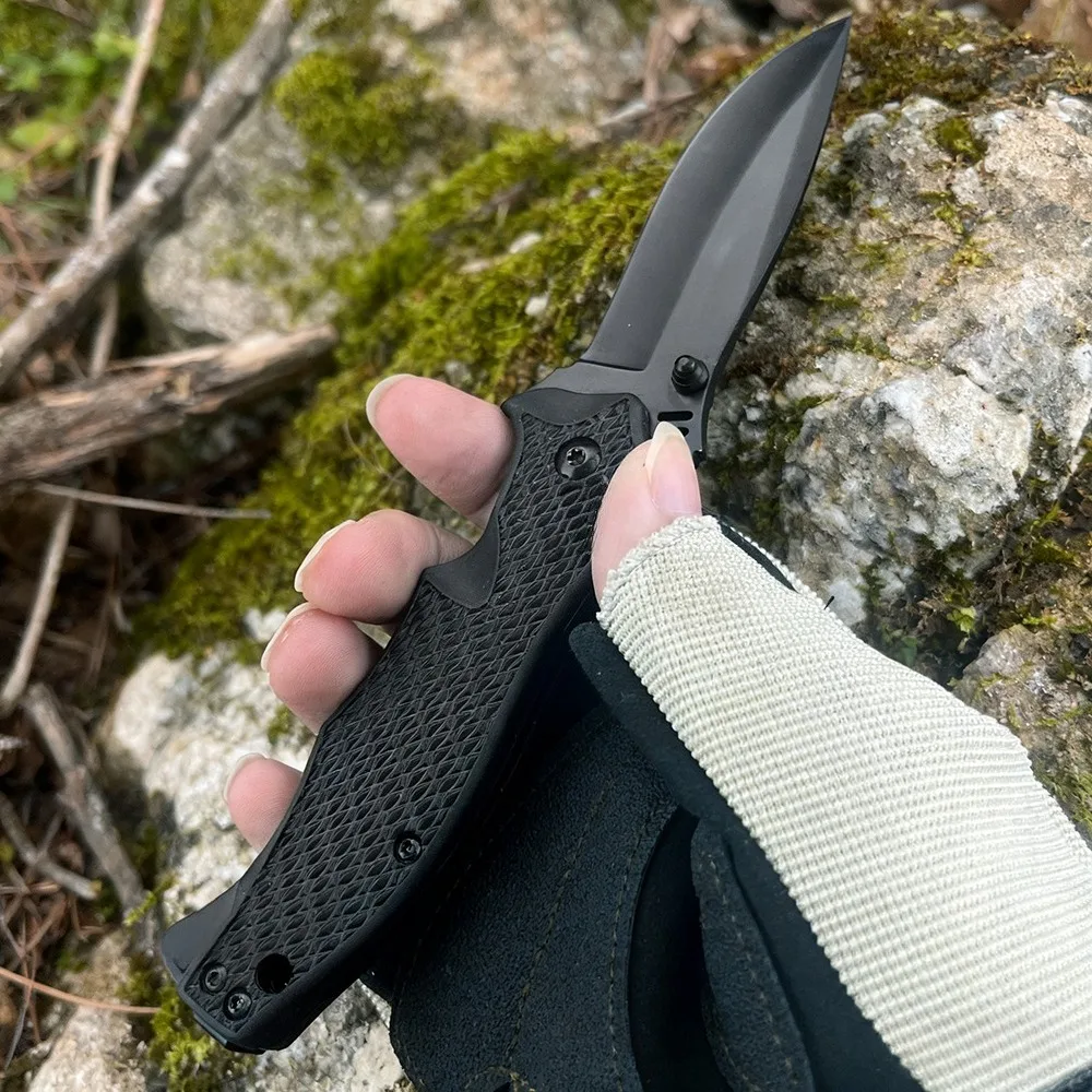 EDC التخييم في الهواء الطلق سكين للفرد المحمولة البرية استكشاف بقاء سكين جيب دائم الغابة الصيد أداة الدفاع عن النفس #4