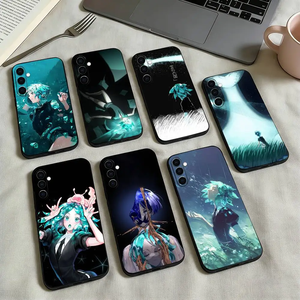 Land Of The L-Lustrous Phosphoph Phone Case Black Silicone Soft For Samsung Galaxy A73,A72,A71,A70,A53,A52,A51