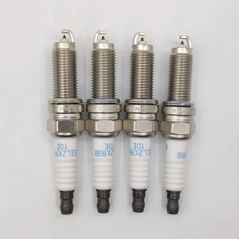 4PCS Iridium Spark Plug SILZKR6B10E 93815 For Hyundai I30 IX35 Tucson Veloster Ceed Kia Rio Soul Sportage IV 1.4L SILZKR6B-10E