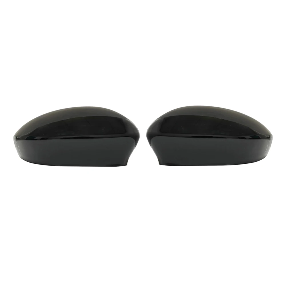 

2pcs Rearview Mirror Housing LEFT+RIGHT MIRROR COVER GLOSSY BLACK FOR 2007-2019 Made Of High-quality Materials