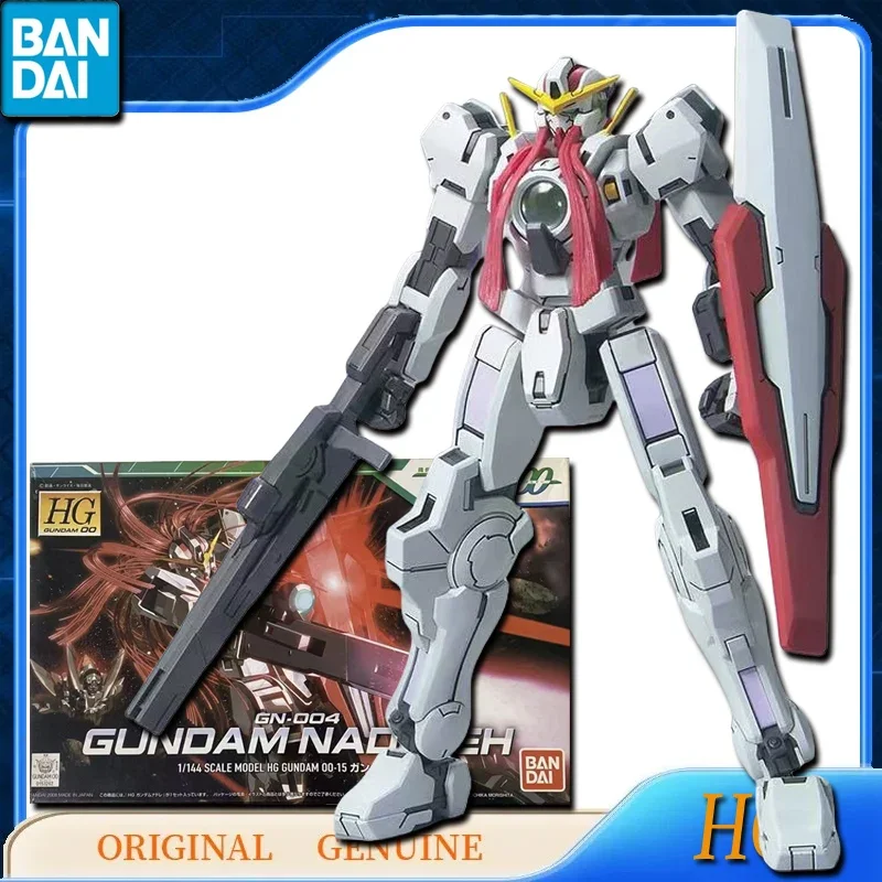 Bandai Original Genuine HG GUNDAM NADLEEH GN-004 00-15 Anime Action Figures Toys for Kids Gift Assembly Model Ornaments